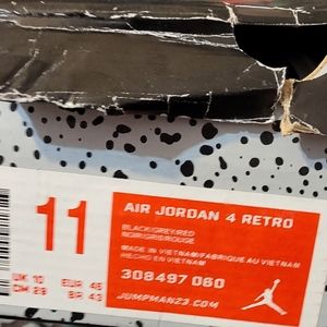 2019 Air Jordan 4 Retro OG ‘Bred’ 2019